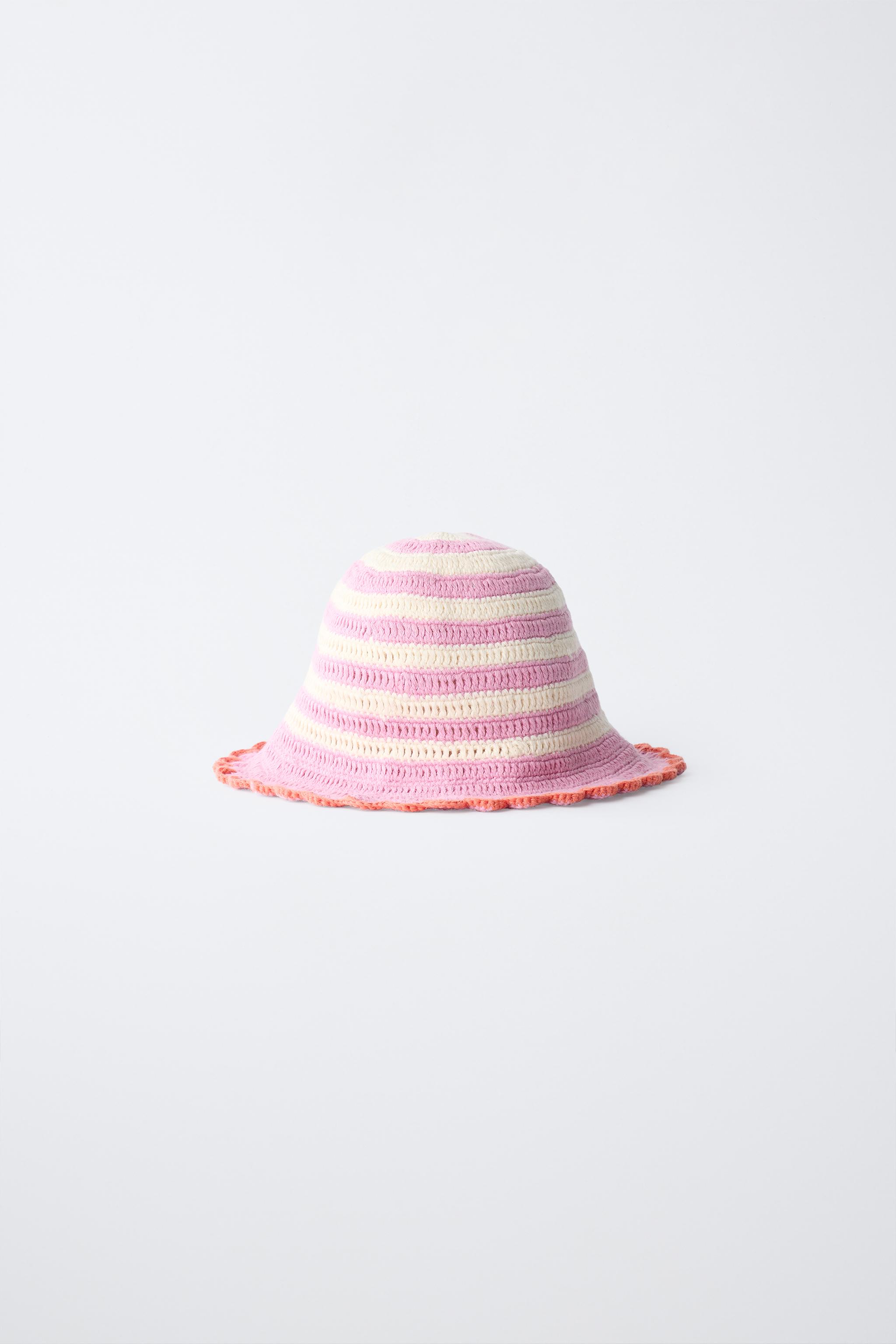 BONNET EN MAILLE CROCHET À RAYURES
